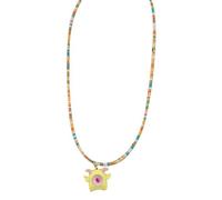 FIRSTXIU Necklaces,Colorful Beaded Monsters Pendant Necklace Neck Jewelry Beads Necklace Rice Beads Choker for Woman Girl