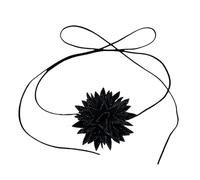FIRSTXIU Necklaces,Delicate Flower Neck Jewelry Vintage Necklace Retro Rope Necklace Fabric Suitable for Any Occasion