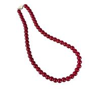 FIRSTXIU Necklaces,Elegant Vintage Beaded Necklace Delicate Glass Bead Necklace Portable Neck Chain Adornment Enhancing Any Outfit