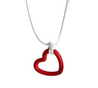 FIRSTXIU Necklaces,Simple Hollow Heart Pendant Necklace Fashion Collar Necklace Clavicle Chain Sweet Choker Neck Chain Statement Jewelry