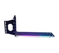 FIRSTXIU PCI-E Riser PC Graphics Cards Vertically kickstand base Vertical GPU Bracket Holder with LED 12V 4pin RGB RTX RX