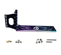 FIRSTXIU PCI-E Riser PC Graphics Cards Vertically kickstand base Vertical GPU Bracket Holder with LED 5V 3pin RGB aura 12V RGB