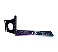 FIRSTXIU PCI-E Riser PC Graphics Cards Vertically kickstand base Vertical GPU Bracket Holder with LED 5V 3pin RGB aura 12V RGB