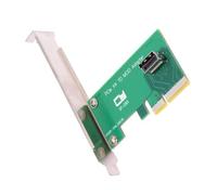 FIRSTXIU PCIE 5.0 4X to MCIO Female Interfaces Card Converters for Desktop Office PCIe 5.0 4X to MCIO Adapter Accessories