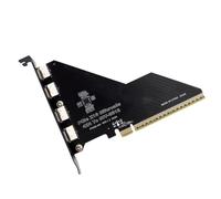 FIRSTXIU PCIe Expansion Card PCIe 4.0 X16 to PCIEX4X4X4X4 Split SFF8612 Adapter for Workstations Enhances Storage Capacity