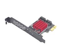 FIRSTXIU PCIE to Sata3.0 Expansion Card for PCIE (1X 4X 8X 16X) Slot 2 Port 6Gbps Speed Controller Card Support Expansion Adapter