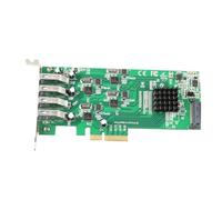 FIRSTXIU PCIE to USB 3.0 Expansion Card 20Gbps High Speed USB 3.0 Expansion Card Connector Card Desktop Computer Components
