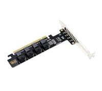 FIRSTXIU PCIE X16 To 4 Port NVME Split Expansion Card SFF-8639/8643 NVME PCIE Adapter For PC Graphics Mainboard