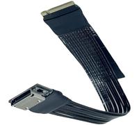 FIRSTXIU PCIe4 4X NVME Oculinks SFF-8611 4iSFF-8612 Converters Cable 64Gbps Gen4 For GPU HDDs Expansion Customizable Length Oculink Extension
