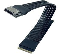 FIRSTXIU PCIe4 4X NVME Oculinks SFF-8611 4iSFF-8612 Converters Cable 64Gbps Gen4 For GPU HDDs Expansion Customizable Length Oculink Extension