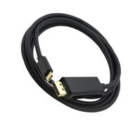 FIRSTXIU Plugs Play Type C To DP Cable DisplayPort To Type C Adapters Cable 4K Resolution 1.8meter For Projectors TVs Pictorial Cards DisplayPort G