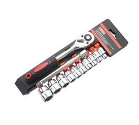 FIRSTXIU Portable Ratchets Socket Wrench Set 3/8 & 1/4 Drive Includes Storage Box for Easy Organization and Transport Efficient Ratcheting Mechanism