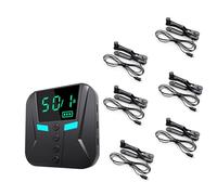 FIRSTXIU Programmable Automatic Mobile Phones Screen Tapping Tool With 9 Head Expandable 12Bit Power Display Adjustable 150 Speed Customizable Clicking Frequency Device