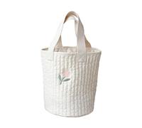 FIRSTXIU Quilted Diaper Bag Large Capacity Bag Handbag Cotton Travel Stroller Storage Bags for Women