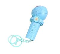 FIRSTXIU Reusable Keychain Microphone Shape Pendant For Kids Portable Design Durability Toy For Birthdays Holidays Kids Microphone Keychain