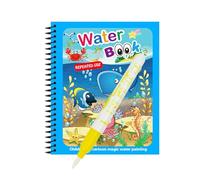 FIRSTXIU Reusable Water Coloring Book Set For Toddler Paperless Paint Enhancing Artistic Skills Through Safe Play Activities Washable Water Coloring Books