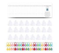 FIRSTXIU Set Of 24 Multicolor Turtles Keychains Colorful Turtles Accessories Encouragement Gifts For Salespeople And Leaders Corporate Event Giveaways