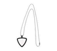 FIRSTXIU Silicone Guitar Pick Storage Necklace Heart Shape Pendant Picks Holder for Bass Ukulele Players Musician Accessories Guitar Pick Necklace