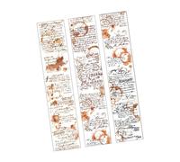 FIRSTXIU Text Manuscript Theme Washis Tape Decorative Sticker Crafting Tape Paper For Journals Scrapbooking Wrapping Decorative Sticker Washis Retro Styles Artists Hand Account