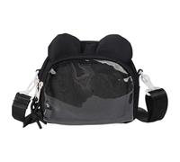 FIRSTXIU Transparent Anime Themed Shoulder Bag For Fashion Enthusiasts Practical Nylon Large Capacity Casual Cosplay Use