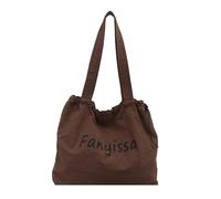 FIRSTXIU Trendy Korean Nylon Shopper Bag Roomy Lightweight Everyday Bag With Multiple Carrying Option Shoulder Handbag Practical Wear Resistant Nylon