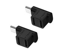 FIRSTXIU Type C USB 3.1 10Gbps PD100W Charging Adapter 180 Degree Type C Male To Female U Shape Connectors For Laptop Phone Tablet