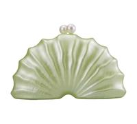 FIRSTXIU Unique Shell Shaped Acrylic Banquet Bag For Wedding And Evening Parties Shoulder Crossobdy Purse Party Handbag