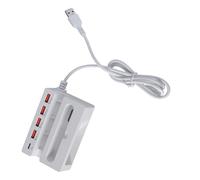 FIRSTXIU USB Hubs Adapter With 4 USB And Type C Port Converters Including Phone Stand For Efficient Device Charging Desktop Charging Dock