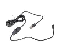 FIRSTXIU USB Type C Charging Cable With Switches Power Supply Cord General USB C Power Cable With Switches For Raspberry 4 Model Type Charging On/Off