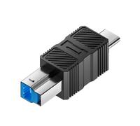 FIRSTXIU USB3.0 Printer Adapter Type C/USB To B Square Converter For Printer Hard Disk Adapter/Charging/Data Transfer Portable USB A To B Converter