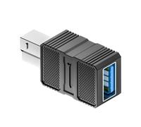 FIRSTXIU USB3.0 Printer Adapter Type C/USB To B Square Converter For Printer Hard Disk Adapter/Charging/Data Transfer Portable USB A To B Converter