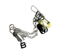 FIRSTXIU Vintage Inspired Soft Bag Charm Funny Silicon Accessory For Bag Retro Graffitis Styles Pendant Hanging Charm Graffiti Alphabets