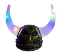 FIRSTXIU Warrrior Vikinges Helmets With Horns Medieval Vikinges Age Horned Helmets Berserker Soldier Warrrior Hat Sallet Horned