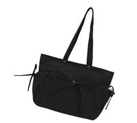 FIRSTXIU Women Bags Japanese Styles Shoulder Bags Lovely Bows Handbag Large Capacity Armpit Bag Pleated Underarm Bag for Daily