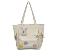FIRSTXIU Women Bags Nylon Shoulder Bags Cartoon Handbag All-matching Armpit Bag Large Capacity Underarm Bag