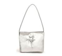FIRSTXIU Women Bucket Bag Bows Handbag PU Leather Shoulder Bags Korean Styles Armpit Bag Large Capacity Underarm Bags