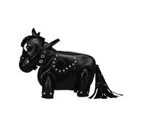 FIRSTXIU Women Horse Shape Crossbody Bag PU Leather Funny Cartoon Animal Shoulder Bags Ladies Rivet Purse Handbag