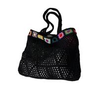 FIRSTXIU Women Knitted Shoulder Bags Casual Handbag Stylish Armpit Bags Fashion Beach Bag Vacation Bag for Travel Commuting
