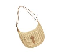 FIRSTXIU Women Shoulder Bag Woven Beach Bags Straw Handbag All-matching Crossbody Bag Shopping Dating Bags for Holiday