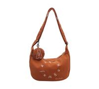 FIRSTXIU Women Shoulder Bags Trendy Dumplings Bag Large Capacity Messengers Bag Autumn Winter Crossbody Bags for Daily