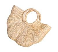FIRSTXIU Women Straw Bag Fashion Beach Bags Elegant Handbag Stylish Daily Bag Handwoven Vacation Bags for Travel