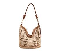 FIRSTXIU Women Straw Beach Bag Casual Shoulder Bags Large Capacity Messengers Bags Shopping Dating Bag
