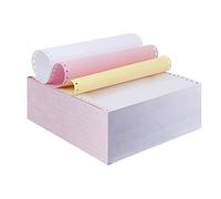 FirstZi 9-1/2 x 11 Inches Carbonless Continuous Forms Computer Paper, Printable NCR Copy Paper for Dot Matrix Printer, 3-Ply 333 Sets, White/Pink/Yellow