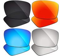 Firtox 4 Set of Polarized Lenses Replacement Compatible with Oakley Holbrook XL OO9417 Sunglasses - Combo Pack