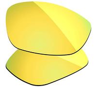 Firtox Polarized Lenses Replacement Compatible with Oakley Monster Dog Sunglasses - Options Gold Size: One Size