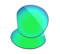 Firtox UV400 Replacement Lenses for Oakley Meta HSTN OW8002 51mm AI Glasses, Green, One Size