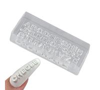 Firulab Letter Silicone Molds,Nail Charm Molds Silicone - Animals Template Acrylic Gel Tools Resin Mold Jewelry Making Tools, Silicone Molds Making Craft Meaningful Handmade Works