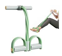 Firulab Resistance Band, 4 Tube Ankle Puller Yoga Handle Bands Exerciser Multifunction Resistance Training Fitness Exerciser for Home Gym