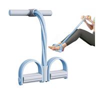 Firulab Resistance Band, 4 Tube Ankle Puller Yoga Handle Bands Exerciser Multifunction Resistance Training Fitness Exerciser for Home Gym