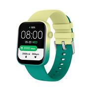 FirYawee Smart Watch (Answer/Make Call) for Women Men Fitness Tracker 1.9" Touch Screen Smartwatch Fitness Watch 108 Sports IP68 Waterproof, Heart Rate/Sleep Monitor (Yellow+Green)